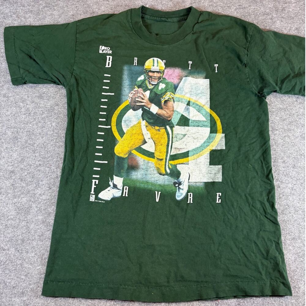 Vintage 90s NFL Green Bay Packers Shirt Mens Large #4 Pro Player Brett Favre